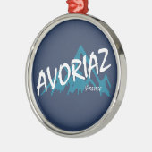 Avoriaz Frankreich Ornament Aus Metall (Links)