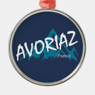 Avoriaz Frankreich Ornament Aus Metall