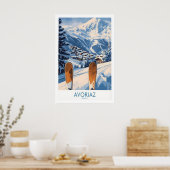 Avoriaz Ski Poster France Print 1 (Küche)