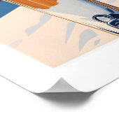 Avoriaz Ski Resort Print French Alps Winter Wall Poster (Ecke)