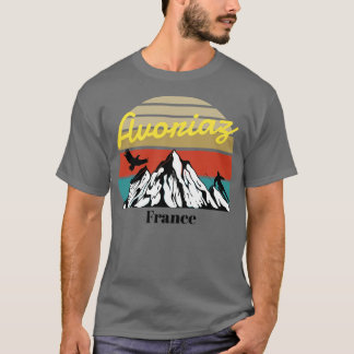Avoriaz Skigebiet Frankreich 2 T-Shirt