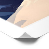 Avoriaz Skiing Print French Alps Winter 1 Poster (Ecke)