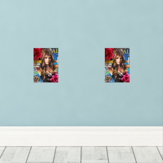 Avril Lavigne Bilderwand Sets (Holzboden)