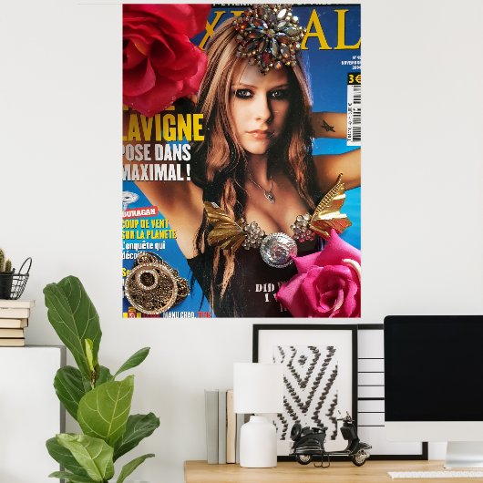 Avril Lavigne Poster (Heimbüro)