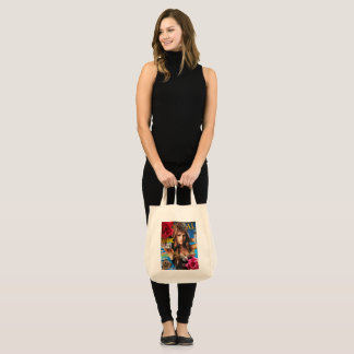 Avril Lavigne Tote Bag Floral Rock Collection Tragetasche