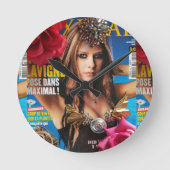 Avril Lavigne Uhr (Acryl) (Vorderseite)