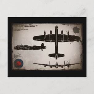 Avro 683 Lancaster 1 Postkarte