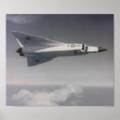 Avro Arrow- RL202 im Flug "links Pech" Poster (Vorne)