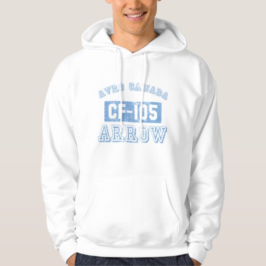 Avro Kanada Pfeil - BLAU Hoodie (Vorderseite)