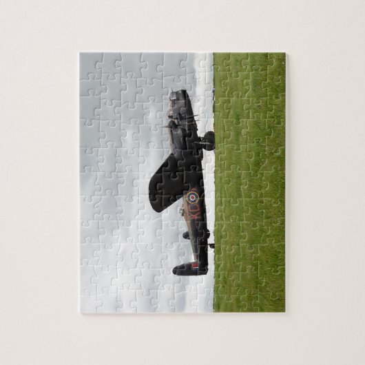 Avro Lancaster auf dem Feld Puzzle (Vertikal)