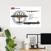 Avro Lancaster BI Special 617 Squadron Poster (Heimbüro)