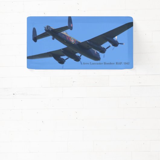 Avro Lancaster Bomber. 1942 Banner (InSitu)