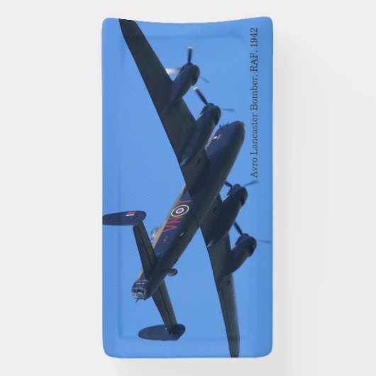 Avro Lancaster Bomber. 1942 Banner (Vertikal)