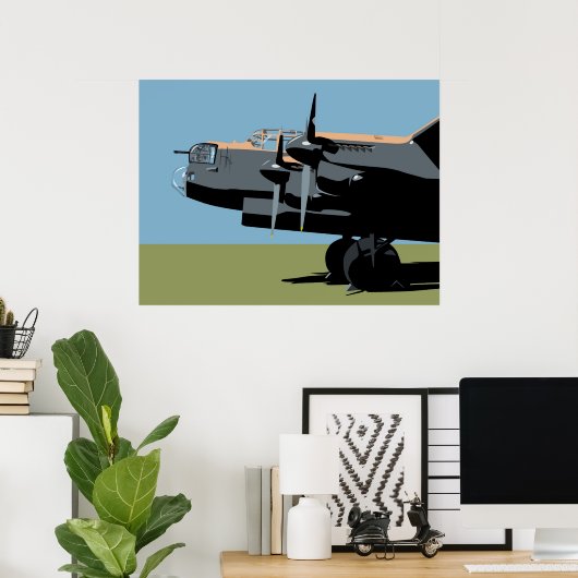 Avro Lancaster Bomber Poster (Heimbüro)