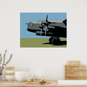 Avro Lancaster Bomber Poster (Küche)