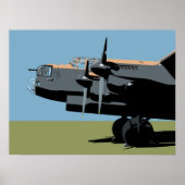 Avro Lancaster Bomber Poster (Vorne)