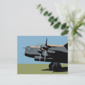 Avro Lancaster Bomber Postkarte (Stehend Vorderseite)