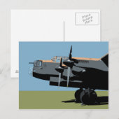Avro Lancaster Bomber Postkarte (Vorne/Hinten)