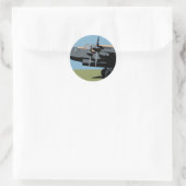 Avro Lancaster Bomber Runder Aufkleber (Tasche)