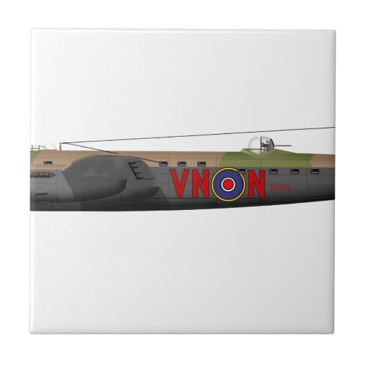 Avro Lancaster Fliese (Vorderseite)