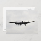 Avro Lancaster Heavy Bomber Postkarte (Vorne/Hinten)