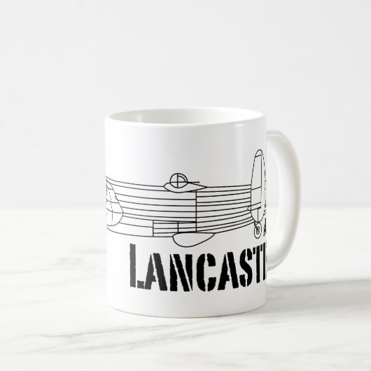 Avro Lancaster Kaffeetasse (VorderseiteRechts)