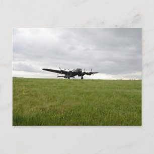 Avro Lancaster Mit einem Taxi fahren Postkarte