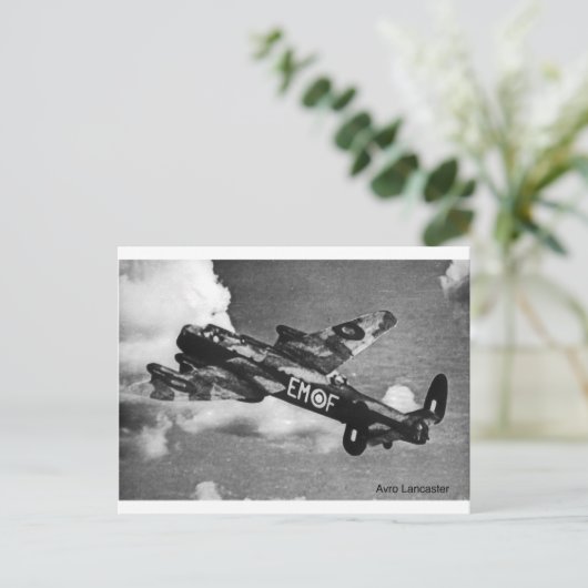 Avro-Lancaster Postkarte (Stehend Vorderseite)