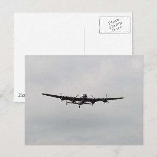 Avro Lancaster Postkarte (Vorne/Hinten)