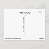 Avro Lancaster Postkarte (Rückseite)