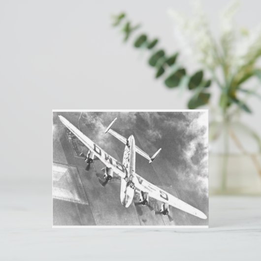 Avro Lancastrian Postkarte (Stehend Vorderseite)