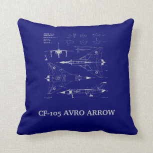 Avro Pfeil-Plan Kissen