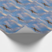 Avro RJ85 Jet Landing Geschenkpapier (Ecke)