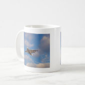 Avro RJ85 Jet Landing Kaffeetasse (Vorderseite Links)