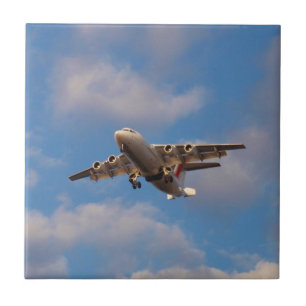Avro RJ85 Jet Landung Fliese