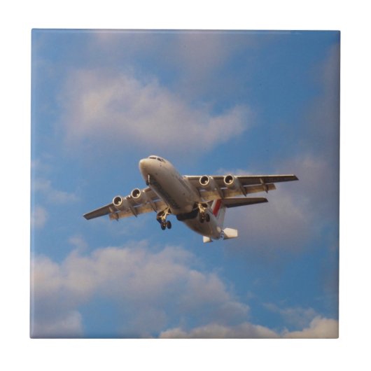 Avro RJ85 Jet-Landung Fliese (Vorderseite)
