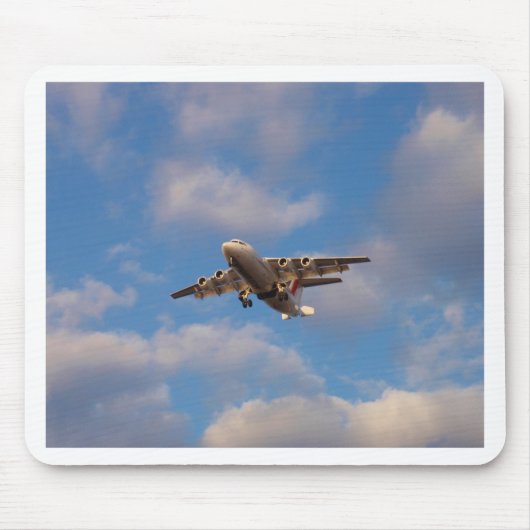 Avro RJ85 Jet Landung Mousepad (Vorne)