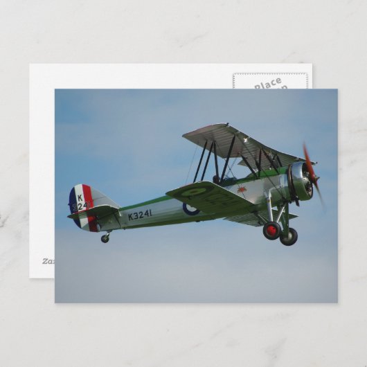 Avro Tutor Postkarte (Vorne/Hinten)