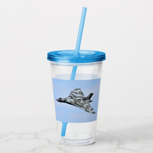 Avro Vulcan B.2 Acryltrinkbecher (Rückseite)