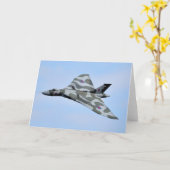 Avro Vulcan B.2 Grußkarte Karte (Gelbe Blume)