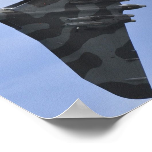 Avro Vulcan-Bombenplakat Poster (Ecke)