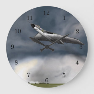 Avro Vulcan Bomber Große Wanduhr