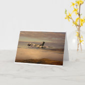 Avro Vulcan Bomber XH558 Karte (Gelbe Blume)