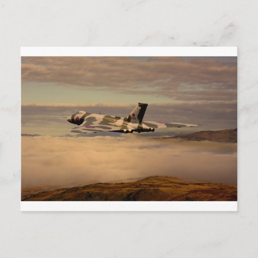 Avro Vulcan Bomber XH558 Postkarte (Vorderseite)