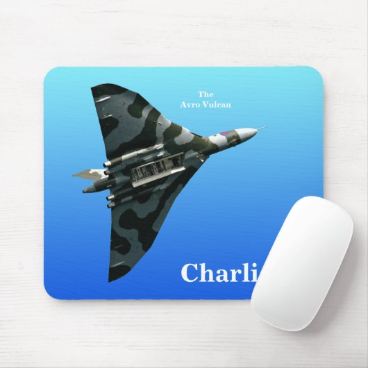 Avro Vulcan Delta Wing Bomber personalisiert Mousepad (Mit Mouse)
