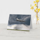 Avro Vulcan Geburtstagskarte Karte (Gelbe Blume)