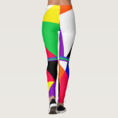 Avryl Fleurs Abstrakte Leggings (Rückseite)