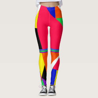Avryl Fleurs Abstrakte Leggings