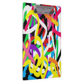 Avryl Fleurs farbenfrohe Graffiti Doodle Klemmbrett (Rechts)