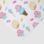 Avryl Fleurs Niedlicher Eis-Creme-Cupcake-Donut Seidenpapier (Detail)